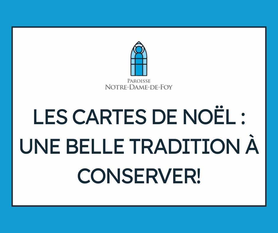 Les cartes de Noël : une belle tradition à conserver!