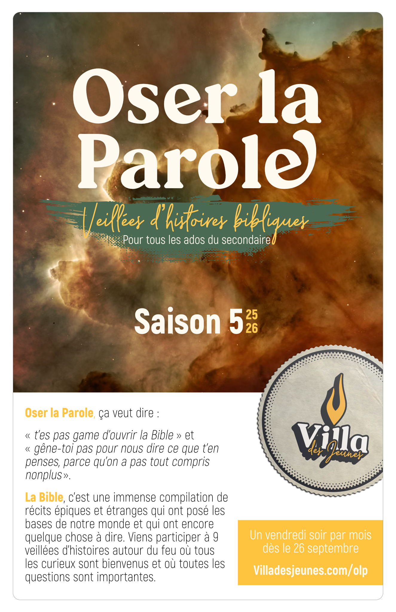 Oser la parole - Villa des jeunes