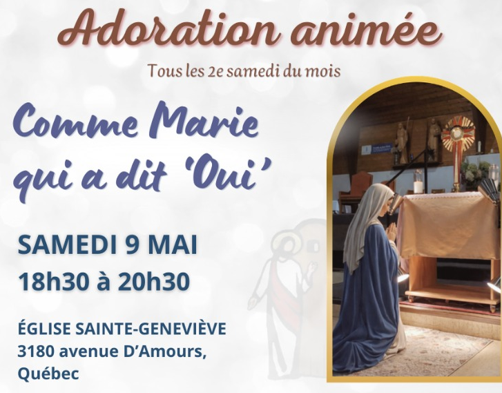 Soirée d’adoration animée - Communauté de l’Amen