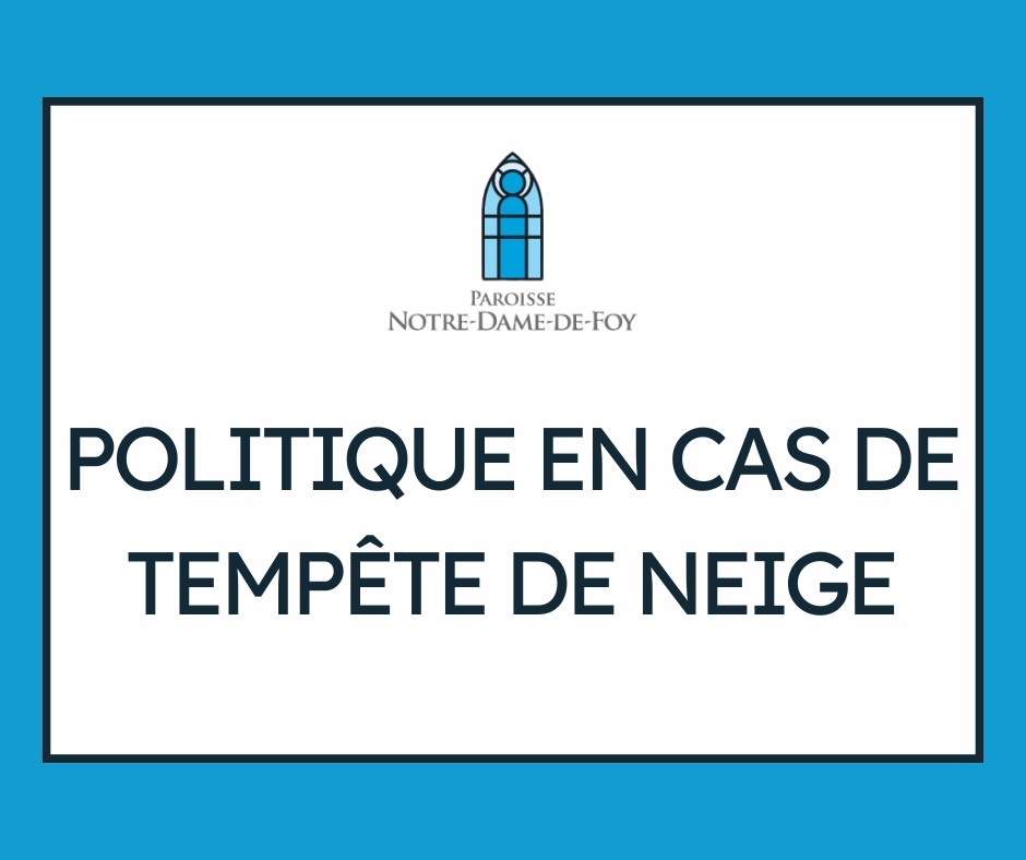 Politique en cas de tempête de neige