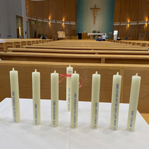 Fête des Lumières – cérémonie d’ouverture des activités du 325e anniversaire de la paroisse Notre-Dame-de-Foy.